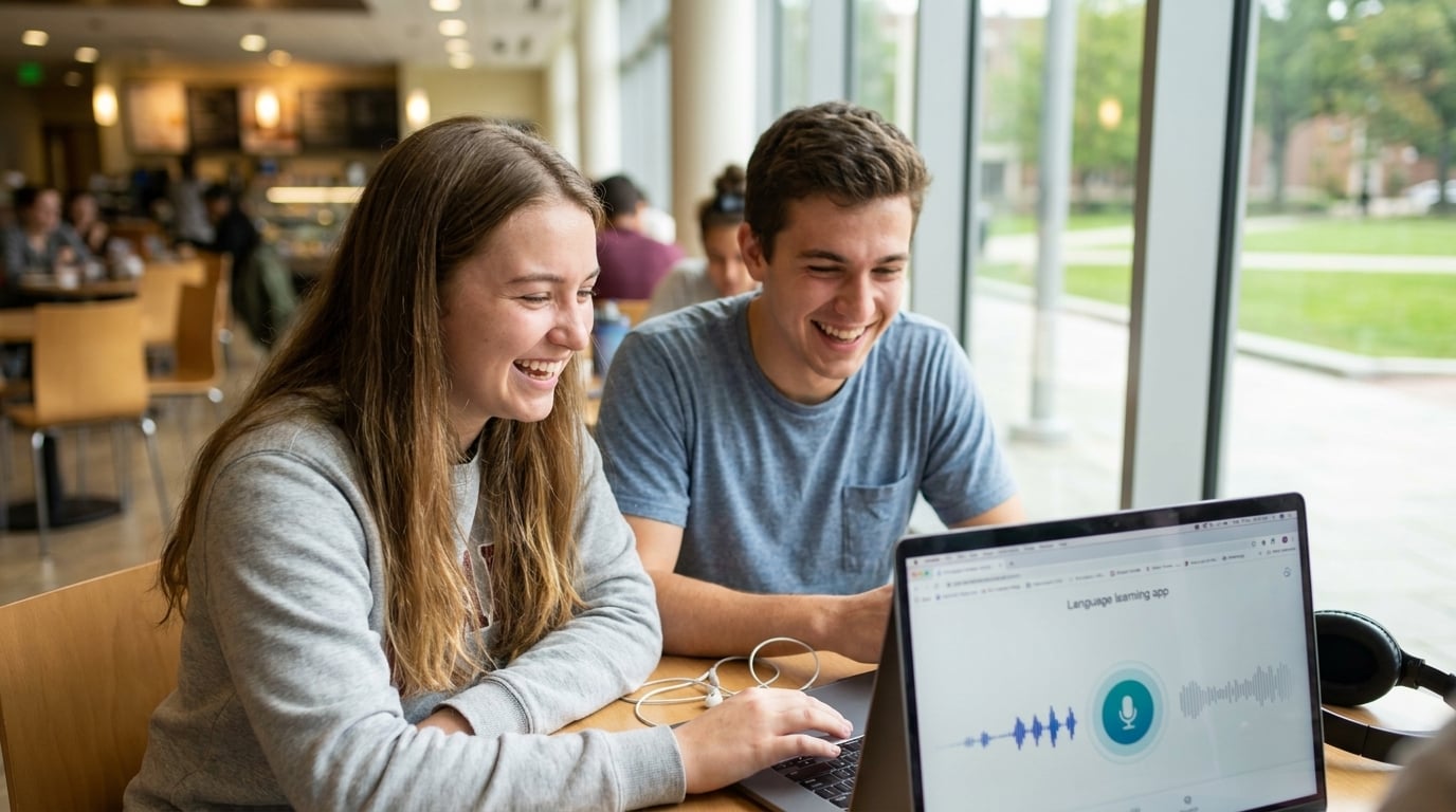 Practica pronunciación en inglés con feedback real online