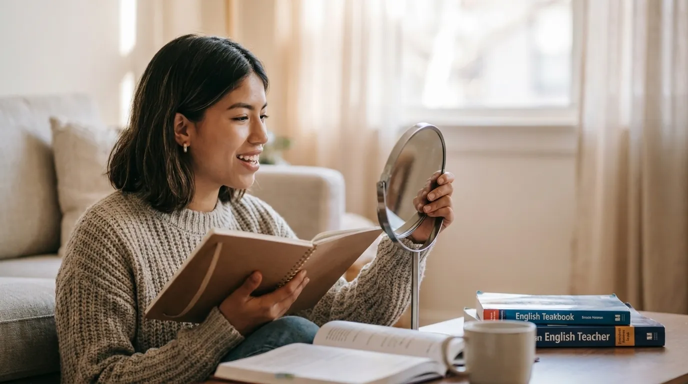 Cómo practicar hablar inglés solo sin pena: guía de 2026